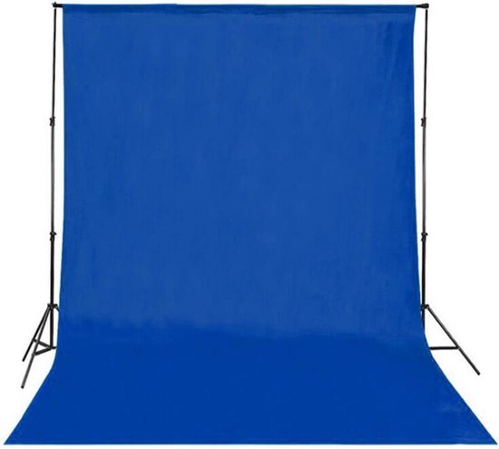 Bluescreen - 200 * 300cm - Uittrekbare blauw screen - fotostudio met Chromakey effect - film shooting background - backdrops fotografie - fotografie, video en televisie bluescreen - blauw fotodoek - Achtergronddoek Voor Fotostudio