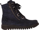 Waldlaufer 926804 veterboot blauw dames maat 7