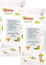 vochtige doekjes -Nuby - Nuby Pacifier & Toy Wipes, 2 x 48