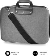 Laptop Case Subblim Maletín semirrígido Poliéster reforzado 13,3" Gris EVA