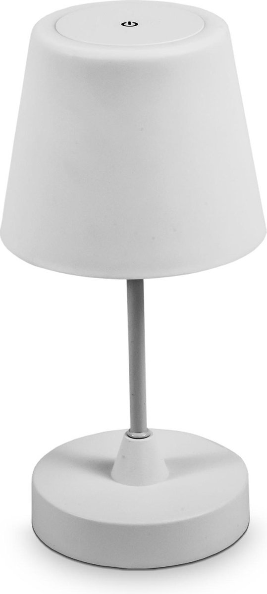 B.K.Licht - Tafellamp voor buiten en binnen - IP44 - met batterij - tuinlamp - ingebouwde dimmer- draadloos lamp - design - 4.000K