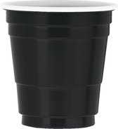 Black Cups Plastic 59ml 20st