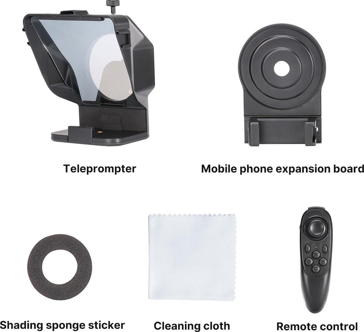Ulanzi PT-15 Teleprompter - Draagbaar Voor Smartphone En DSLR
