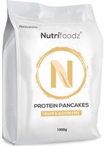 Nutrifoodz® Protein Pancakes – Proteïnerijke Pancakes – Glutenvrij – Keto-friendly - Vegan - 10 porties van 6-10 pancakes