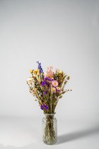 Wildflowers | Droogbloemen | Groot Boeket | Kleurenmix | 55 cm