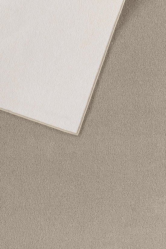 Tapis à poils ras SLOP EC2048 BEIGE - hauteur de poils 6mm - 120cm x 170cm