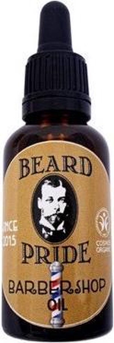 Beardpride Baardolie Barbershop - Bio 30ml - Baardverzorging - 100% natuurlijke ingrediënten