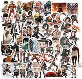 Attack On Titan Stickers - 50 Stuks - Anime - Manga - Cosplay - Eren Titan - Shingeki No Kyojin - Jaeger Eren