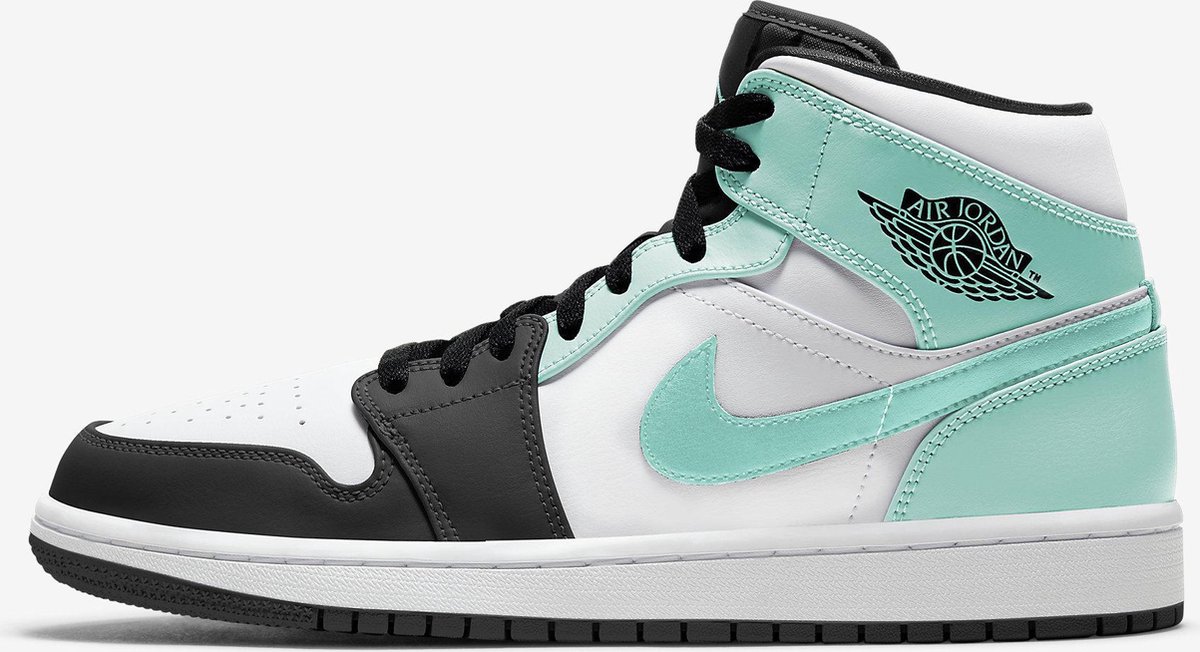 Nike Air Jordan 1 Mid (GS), White/Tropical Twist-Black, 554725 132, EUR  36.5 | bol.com