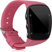 kwmobile horlogeband voor Polar M400 / M430 - Siliconen armband voor fitnesstracker in oudroze