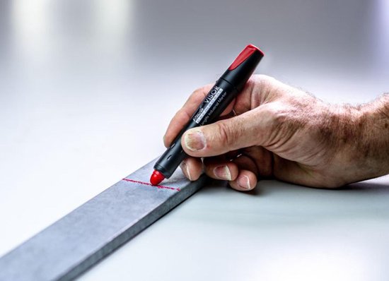 Pica 990/40 VISOR Permanent Marker - Geschikt voor vrijwel alle ondergronden - Navulbaar - Rood