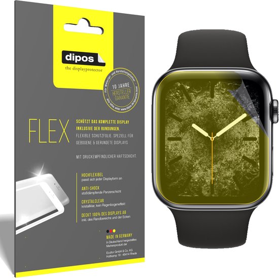dipos I 3x Beschermfolie 100% compatibel met Apple Watch Series 6 (44mm)  Folie I 3D | bol.com