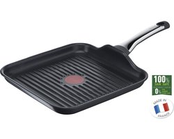 Tefal Excellence Grillpan - Ø26 cm - Inductie - Anti-aanbaklaag - Aluminium - Zwart