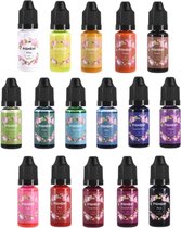 10 kleuren pigment epoxyhars - resin art - sieraden maken - epoxy - pigmenten