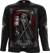 Spiral Longsleeve shirt -XL- DEATH TAROT Zwart