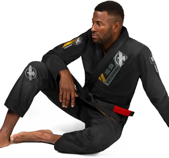 Hayabusa Ascend Léger BJJ Jiu Jitsu Gi Zwart A4