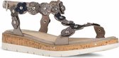 Marco Tozzi Dames Sandaal 2-2-28639-24 344 beige F-breedte Maat: 38 EU