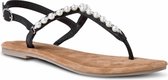 Tamaris Dames Sandaal 1-1-28158-26 001 zwart Maat: 38 EU