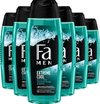 Fa Men Extreme Cool - Man - Douchegel - Voordeelverpakking - 6 x 250 ml