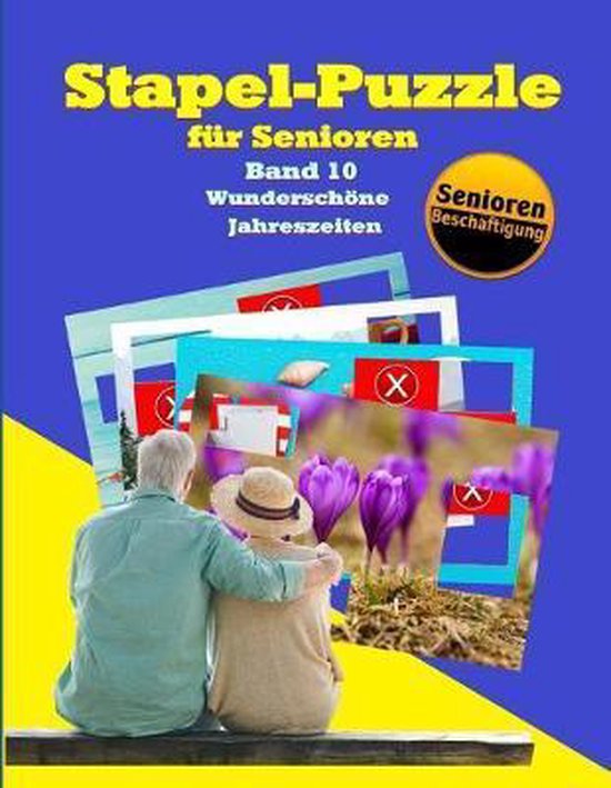 Stapelspiel - Seniorenarbeit- Stapel-Puzzle für Senioren - cover