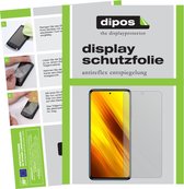 dipos I 2x Beschermfolie mat geschikt voor Poco X3 NFC Folie screen-protector (expres kleiner dan het glas omdat het gebogen is)