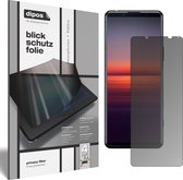 dipos I Privacy-Beschermfolie mat compatibel met Sony Xperia 5 II Privacy-Folie screen-protector Privacy-Filter (expres kleiner dan het glas omdat het gebogen is)