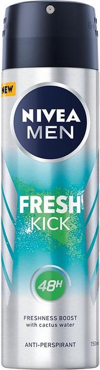 Goedkoopste Men Fresh Kick antiperspiratiespray 150ml