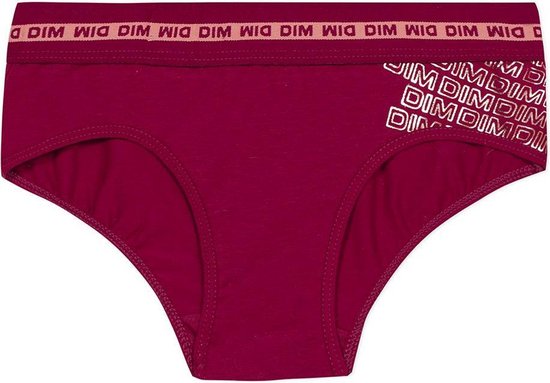 DIM SPORT Sous vetements Filles Culottes Taille 14 ans Rouge bol