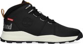 Timberland Brooklyn City Mid Hoge sneakers - Leren Sneaker - Jongens - Zwart - Maat 35