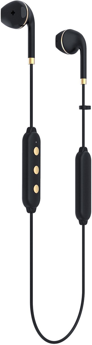 Happy Plugs Wireless II Draadloze In-Ear Bluetooth Headset Zwart/Goud