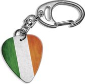 Plectrum sleutelhanger Ierse Vlag