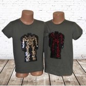 Jongens T-shirt robot groen -s&C-98/104-t-shirts jongens