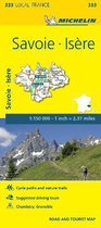 Isère, Savoie - Carte Michelin 333