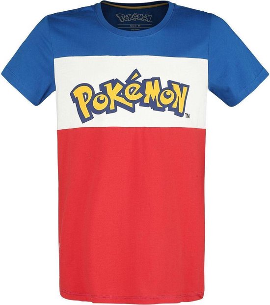 Pokemon : T-shirt à logo color block taille XL