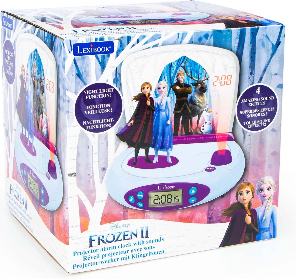 Disney Frozen wekkerradio met projectie - Disney speelgoed - frozen speelgoed |