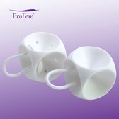 Profem pessarium CUBE 25 mm  Gr.0  (niet geperforeerd)