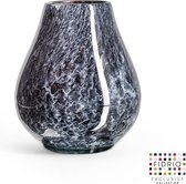 Vase Design Venice - Fidrio BLACK FOREST - vase à fleurs en verre soufflé bouche - diamètre 19 cm hauteur 25 cm