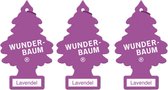 Wunderbaum Désodorisant - Voiture - Wonderboom - Lavande - 3 Pièces