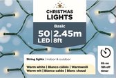 Kerstverlichting - 50 LED - Warm wit - Op batterij