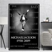 Michael Jackson Dancer Print Poster Wall Art Kunst Canvas Printing Op Papier Living Decoratie 100x150cm Multi-color