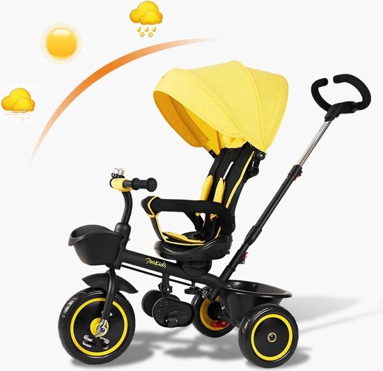 Tricycle-Toddler Tricycle-Baby Tricycle Stroller- Smart Trike Bike-Pour  les... | bol