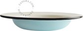 Zangra emaille diep bord Ø 24 cm - blauw