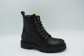 202079800 Biker boot zwart LEF Kinderen (Maat - 36, Kleur - Zwart)