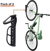 2x Fietshaak ophangsysteem - Set van 2 - Fiets - Fietsstaander - Muurbeugel fiets - Fietsenrek muur - Fietsen - Fietsstandaard - Standaard mountainbike