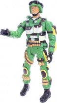 actiefiguur Army soldaat beweegbaar 43 cm