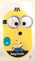 sleutelhanger Minions junior 3 x 5 cm geel/groen