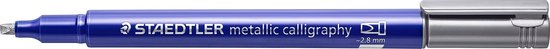 Stylo calligraphie métallique Staedtler argent