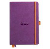 Rhodia goalbook cartonné A5 papier blanc à pois - violet