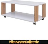 DEAL WEEK !! - Salontafel - Hoogglans wit - Spaanplaat - 2 Laags - Luxe - Design - Modern - Woonkamer - Nieuwste collectie