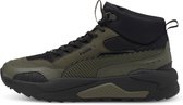 Puma Sneakers - Maat 42.5 - Mannen - Donker groen - Zwart